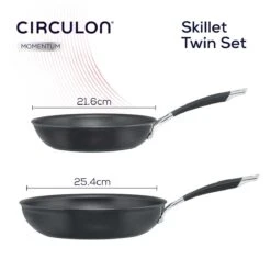 Momentum Non-Stick Induction Frying Pan - 3 Sizes -Circulon 5.83808MomentumSizesPDP5
