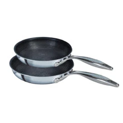 SteelShield™ Hybrid Non-Stick Twin Skillet Set - 22cm & 25cm