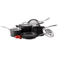 Infinite Non-Stick Skillet, Saucepan & Lid Family Set - 5 Pieces