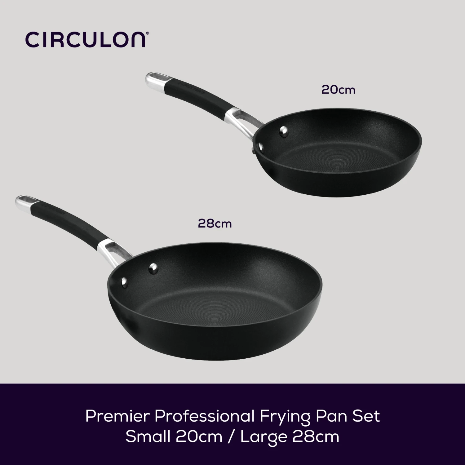 Premier Professional Twin Large Induction Frying Pan Set 2 Premier Professional Twin Large Induction Frying Pan Set - Image 2