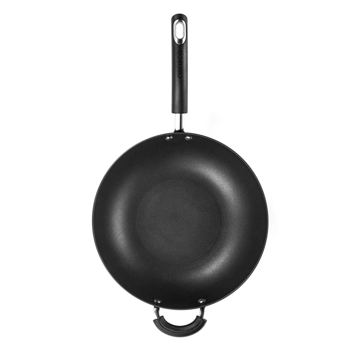 Total Hard Anodized Stirfry Wok Pan - 2 Sizes 3 Total Hard Anodized Stirfry Wok Pan - 2 Sizes - Image 3