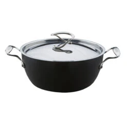 Style Hard Anodized Large Family Casserole Dish & Lid - 5.2L