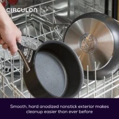 Infinite Non-Stick Skillet & Saucepan Set - 6 Pieces 16 Infinite Non-Stick Skillet & Saucepan Set - 6 Pieces -Circulon CIR Infinite DishwasherSafe Alt 0693f85c a095 4347 966a dac302895f3b