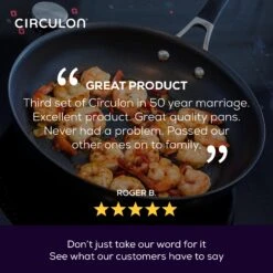 Momentum Non-Stick Induction Frying Pan - 3 Sizes -Circulon CIR Momentum Review01 Alt