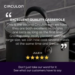 Momentum Anodized Family Casserole Dish & Lid - 30cm -Circulon Casserole CIR Momentum Review Alt