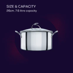 SteelShield™ Hybrid Non-Stick & Stainless Steel C-Series 7.6L Stockpot -Circulon CirculonCSeriesPDP10 0dee8d24 ffea 46b4 8ad9 c39f8ea8d1be