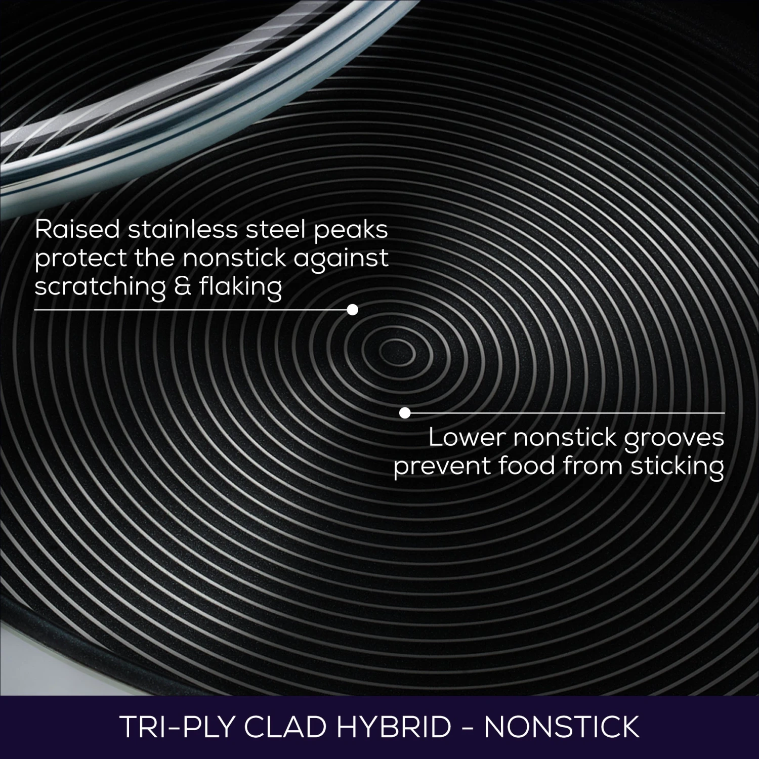 SteelShield™ Hybrid Non-Stick Induction Hob Saucepan - 3 Sizes 5 SteelShield™ Hybrid Non-Stick Induction Hob Saucepan - 3 Sizes - Image 5