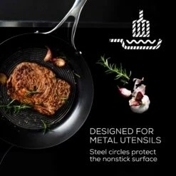 SteelShield™ Hybrid Non-Stick Induction Hob Frying Pan - 3 Sizes 19 SteelShield™ Hybrid Non-Stick Induction Hob Frying Pan - 3 Sizes -Circulon NEWC SeriesMetalUtensilsPDP
