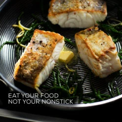 SteelShield™ Hybrid Non-Stick Induction Hob Frying Pan - 3 Sizes 20 SteelShield™ Hybrid Non-Stick Induction Hob Frying Pan - 3 Sizes -Circulon NEWCSeriesEatYourFoodPDP