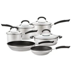 Total Stainless Steel Saucepan & Skillet Set - 6 Pieces