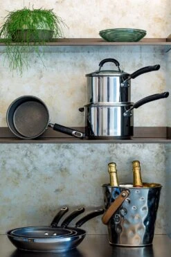 Total Stainless Steel3 Piece Saucepan Set, Induction Friendly -Circulon m5011275766084 silver xl 2